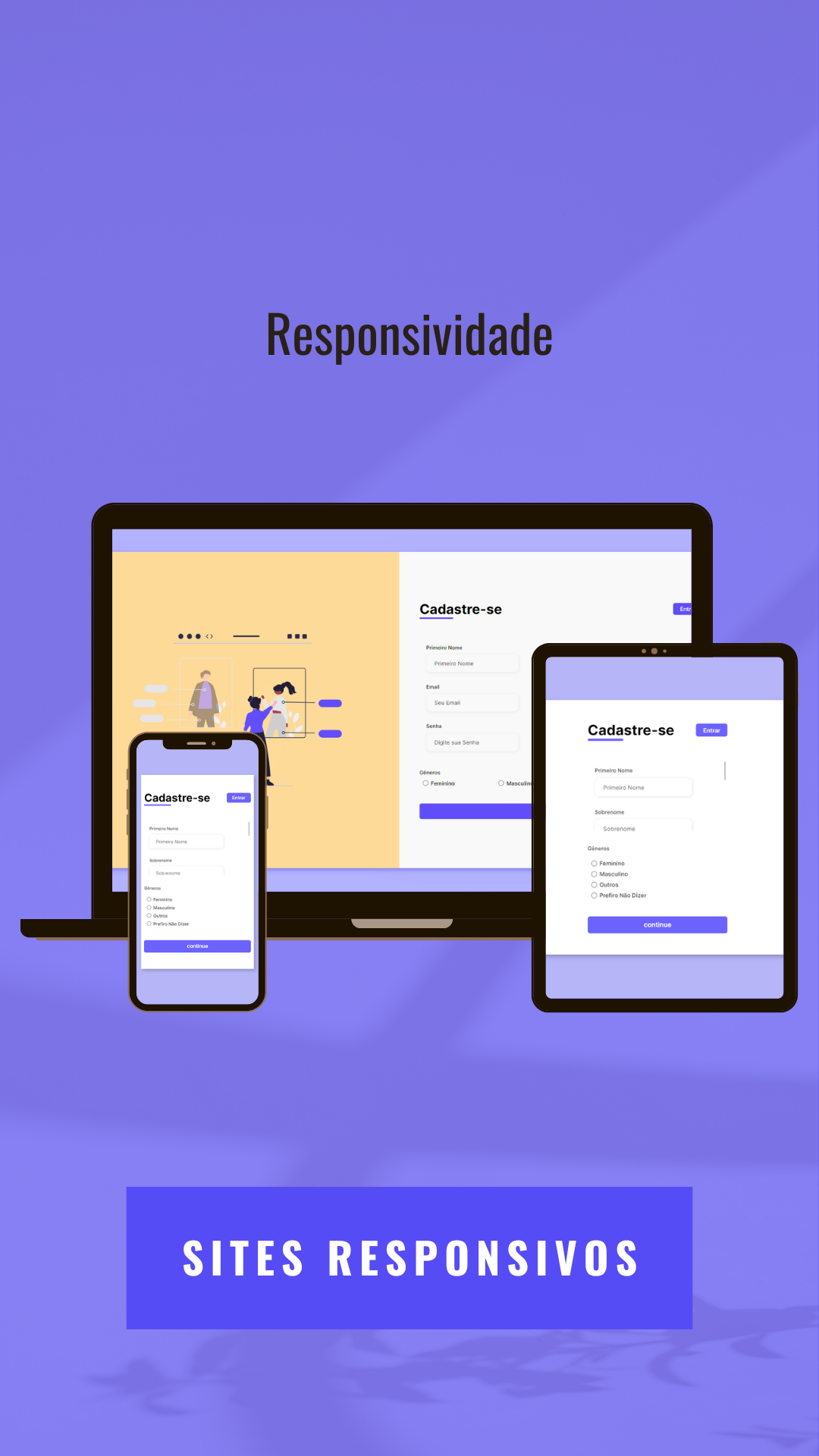 Exemplo de site responsivo